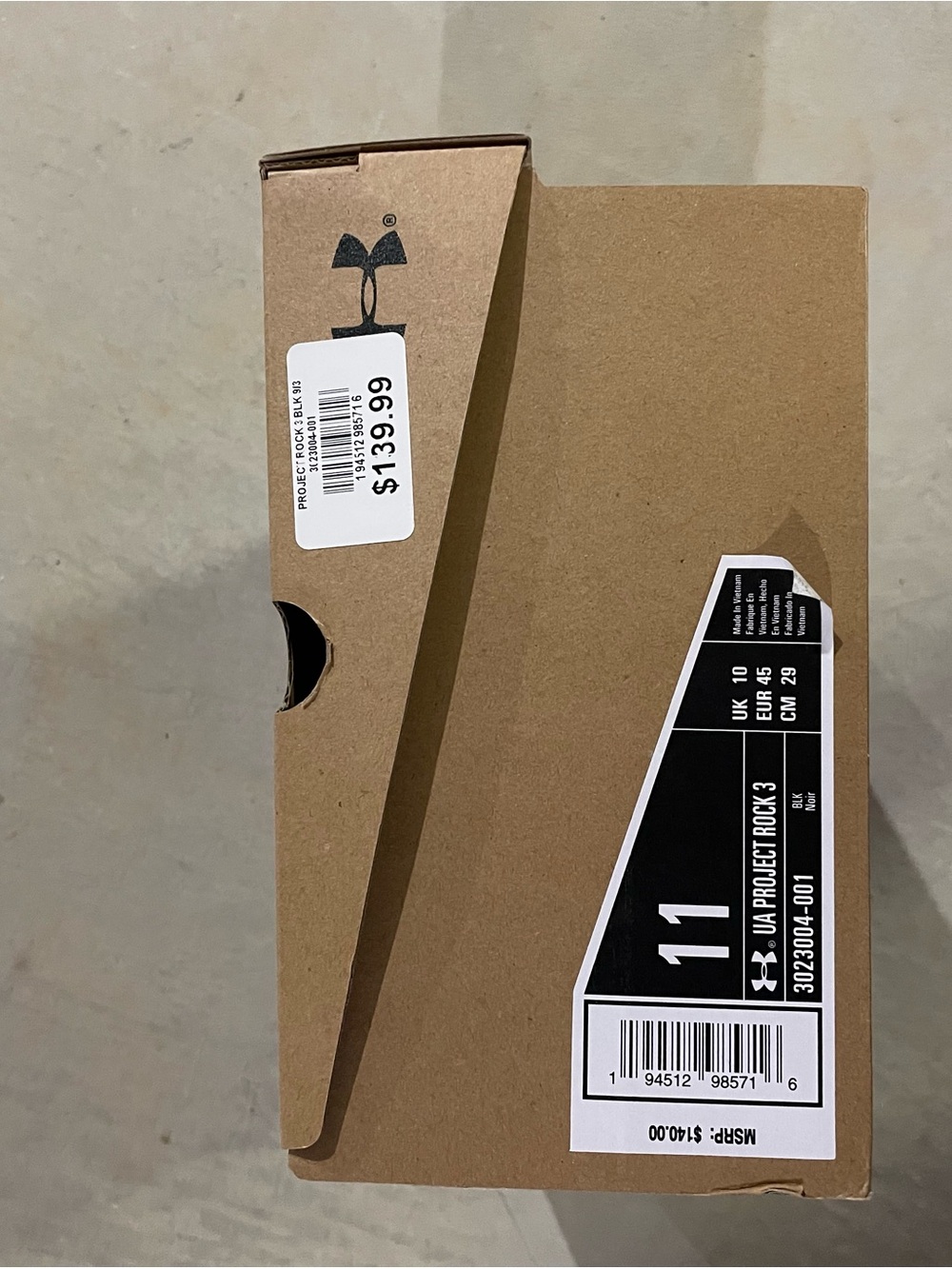 Under Armour Men's Black Athletic Running Shoes - Picture 5 of 5